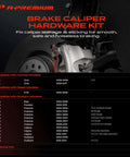 A Premium Front Disc Brake Hardware Kit With Heavy Duty Clips And Bushings Perfect For Honda Civic And Subaru Outback Forester Impreza WRX Models To Keep Your Car Stopping Smoothly On The Road Without Any Squeaky Annoying Noise.