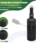 Pressure Washer Detergent Filter Replacement For One Quarter Inch And Three Eighth Inch Soap Injection Hoses with measurements