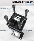 SC63 Air Cylinder Base Connection Fittings Heavy Duty Iron CB63 Standard Type with labeled set screws and CB base