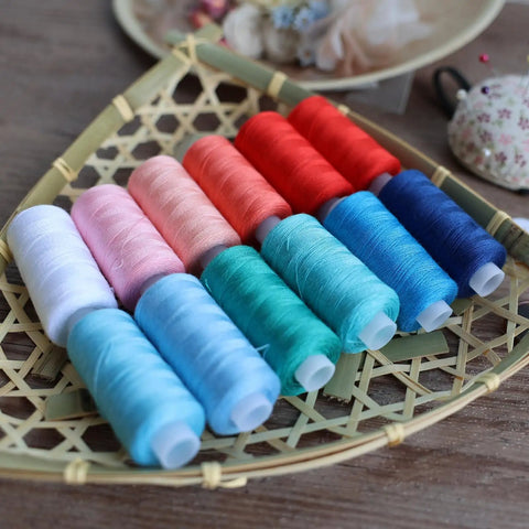 Top Shelf 72 Piece Sewing Thread Kit With 36 Vibrant Polyester Shades And Matching Bobbins And Each Spool Packs Four Hundred Yards Of Slick Stitching To Knock Out Quilting And Embroidery Projects Today