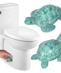 Chic Cute Turtle Toilet Bolt Covers 2 Pack For Bottom Of Toilet Coastal Beach House Bathroom Decor Easy Install Screw Cap Covers Sea Turtle Style Fun To Install Durable No Tools Required