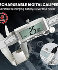 12 Inch Digital Caliper With Backlit LCD Screen All Metal Measuring Tool For Jeweler DIYers Woodworkers And Household Use