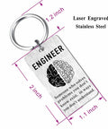 Engineer Gifts Keychain For Software Data Mechanical And Electrical Engineers A Nerdy Cool Techie Keepsake stainless steel engraved keychain