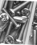 Hella Solid Mini Screw Kit For Eyeglass And Laptop Repair Packs durable self tapping screws in a portable tray.