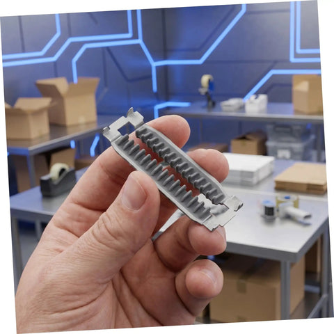 Automatic Tape Cutter Guide Plate Replacement For Metal Tape Machines Easy Install Spare Part For Warehouse And Packaging in hand