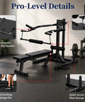 Plate Loaded Upper Body Strength Trainer With Independent Arms, adjustable backrest, multi grip handles in home gym setup.
