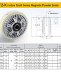 Pro Grade Magnetic Powder Brake Tension Controller Kit For Textile Machines Magnetic Particle Brake DC 24V diagram