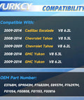 Compatibility chart for Electric Fuel Pump Module With Pressure Sensor For GM Tahoe Yukon And Escalade 2008-2014 V8 5.3L 6.2L