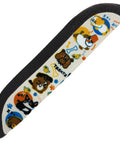 Heckuva Good Fabric Pen Sleeve Featuring Dope Dog Rescue Paw Print Design Durable Polyester Case Snugly Fits Single Tornado Ballpoint Go To Writing Gear showing colorful canine art