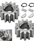 Two Pack Pinion Gear 13T 42661 VH7 000 Direct Replacement For Honda HRR216 And HRX217 Series Lawn Mowers Durable Fit