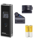 3-In-1 Digital Measurement Tool With Laser Measure, Tape Attachment, And Wheel Adapter, two AA batteries included