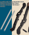 Deck Blade Brake Arm Assembly With Springs Replacement For Lawn Tractors 532184907 fits models with Poulan compatibility