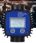 1 Inch Turbine Flowmeter Inline Sensor Meter For Pipeline Water With Male Thread Plastic Housing Durable Easy Install High Precision Measurement Tool For Accurate Water Flow Readings