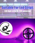 Three Pack DC 5V 24V 5A PIR Motion Activated Sensor Light Switch With DC Coupler Cable For Party LED Strip Lights Auto On Off Occupancy Sensor Easy Install No Wiring Hassle Ideal For Under Cabinet Closet Hallway Bar Lighting, black PIR sensor with cable for LED strip