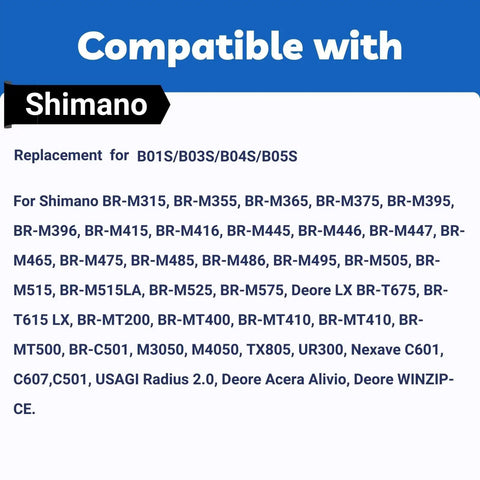 Compatibility list for Resin Disc Brake Pads Set For Smooth Quiet Braking With Quick Bite Low Disk Wear And Progressive Power.