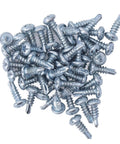 50 Pack 4.2x13mm Wood Screws Set With Phillips Head High Hardness Carbon Steel Self Tapping Fasteners for Furniture Repair
