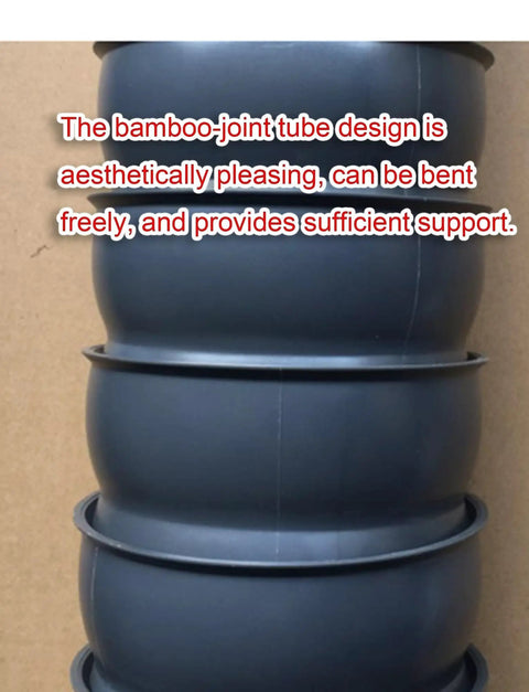 Heavy Duty Flexible Fume Extraction Hose For Welding Smoke And Industrial Dust Removal Solder Vent Tube with bamboo-joint tube design.