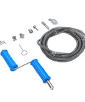 Tough As Nails 3 Meter Drain Auger With Compatible Drill Attachment, 12mm solid alloy steel coil and accessories for plumbing.