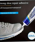 Heavy Duty Shoe Sole Glue Adhesive Waterproof Repair For Sneakers Boots Leather Handbags And Heels Multipurpose Professional Glue Beast Bond For Soles And Other Materials 60ml tube applied to sneaker sole