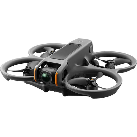 Avata 2 FPV 4K Drone Dope Fly More Combo with Goggles N3 and 3 Batteries shown in close-up view, highlighting design and camera