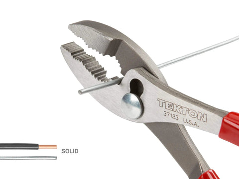 8 Inch Slip Joint Pliers For Everyday Home And Shop Go-To Use With Adjustable Tension 3 Zone Jaws For Gripping Nuts Bolts And Wire Slim