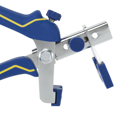 Close-up of Tile Leveling Pliers Kit For Lash And Xtreme Pro Systems Fully Adjustable Head And Wedge Setting For Quick Easy Clips