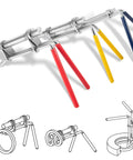 Pro Grade 3 Pack Hydraulic Seal Installation Tools Set For Cylinder Piston Seals And U Cup Rod Seals with colored handles