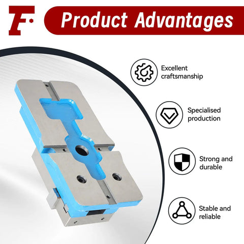 Beefy 3 Inch Precision Milling Vise Without Base, highlighting specialized production and strong, reliable craftsmanship.
