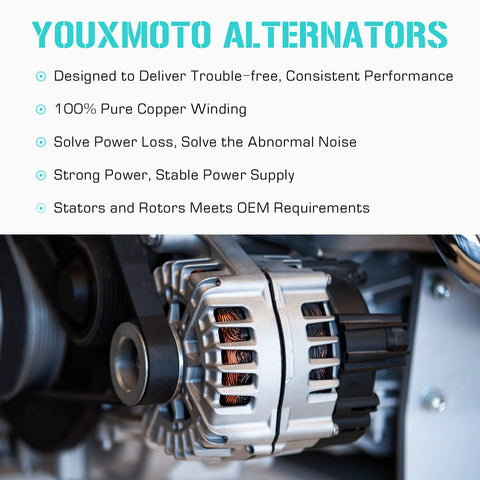 Beefy 80 Amp Alternator For Fit 1.5L 2007 2008 With 5 Groove Pulley CW Rotation IR IF Design Replaces A005TB1391