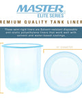 Five Gallon Paint Pressure Pot Tank Liners Pack Of 48 Disposable Liners That Fit Most 5 Gallon Tanks Including TCP Global Models