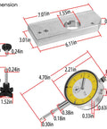 Crank Shaft Runout Measuring Tool 9015 dimensions for Twin Cam and Evolution Big Twin Bikes with gear drive backlash dial indicator.