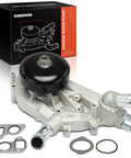 Engine Water Pump With Thermostat For GM Vehicles 8 Cylinder 4.8L 5.3L 6.0L DOHC Fits Chevy GMC Cadillac Hummer H2