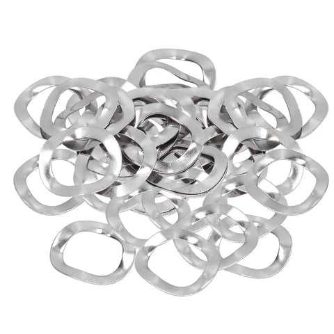 Crinkle Wavey Washers Set 100Pcs Stainless Steel A2 Marine Grade Gasket Washers For Bolts And Screws M5 DIN137 Built Tough And Corrosion Resistant Marine Hardware Solution, A2 stainless washers