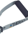 Soft Foam Grip Handles For Resistance Bands And Tubing, Ergonomic Workout Handles With Secure Buckle, Black, shown with strap.