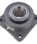 Heavy duty flange bearing 2 inch with gray iron housing and double taper roller for industrial use.