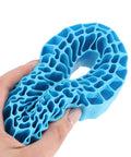 Silicone Rubber Inserts for RC Crawlers 118 to 122 mm wheel tires with 4.75 inch outer diameter, blue medium hardness