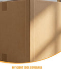 Heavy Duty L Shaped Cardboard Corner Protectors Set Of 20 Pcs Wall Edge Guards for shipping, showing reinforced box corner coverage