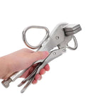 Adjustable Steel Vice Grip Plier For Automotive Sheet Metal Repair Pro Grade Heavy Duty Welding Clamp in hand