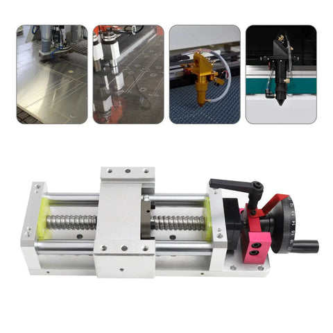 Heavy Duty Linear Stage Travel Kit For CNC Routers And 3D Printers With 100mm Ballscrew 1605 Double Optical Axis Rails