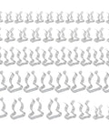 Top Notch 48 Pc Manganese Steel Spring Terry Clips Kit For Garage Storage Brakes Rakes And Heavy Duty Tools Assorted 10Mm 12Mm 19Mm 25Mm Sizes, assorted steel clips