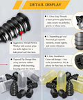 Detail display of DIY Tire Repair Nails Kit With 80 Rubber Nails showing thread design and features for self-service tire fixes on cars.