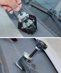 Beefed Up Dual Purpose Wiper Arm Puller Tool For Cars And Windshields showing tool removing a wiper arm