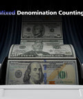 Money Counter Machine For Mixed Denominations With Dual Display And Counterfeit Detection Using UV IR MG And DD