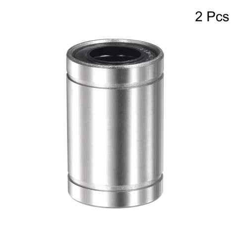 Tough As Nails Lm10uu Linear Ball Bearings With 10mm Bore 19mm Od 29mm Length Nickel Plated Chromium Steel Double Sealed Smooth Sliding Gear For Cnc Rigs And 3d Printers 2 Piece Setup