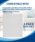 Size 21 Replacement Filter A 4 Fits 115115 Series Easy Install Durable Cartridge For Home Appliances Boost Air Purity