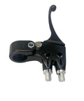 Dual Brake Lever For Cantilever Or Caliper Brakes, 129mm Handle, Fits Seven Eighths Inch Bars, Pulls Two Cables, Black Finish
