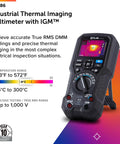Industrial Grade Thermal Imager And Multimeter For Electrical Inspection And Diagnostics with color display and controls