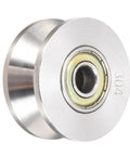 Smooth Operator V Groove Pulley Wheel 10X48X8Mm Built From Rock Solid 304 Stainless Steel with bearings for smooth operation.