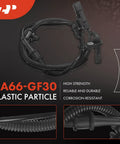 Front Left Or Right Abs Wheel Speed Sensor Straight Up Solid Exact Fitment Design Plug And Play Upgrade For Chevy Malibu And Impala Sedans No Sweat Bolting On Guaranteed, detailed view of the ABS sensor wiring.