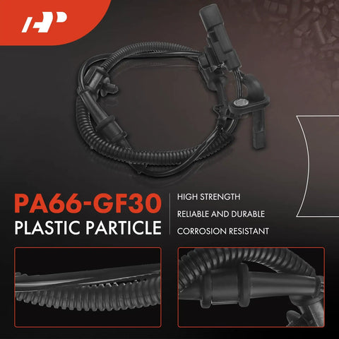 Front Left Or Right Abs Wheel Speed Sensor Straight Up Solid Exact Fitment Design Plug And Play Upgrade For Chevy Malibu And Impala Sedans No Sweat Bolting On Guaranteed, detailed view of the ABS sensor wiring.